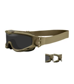 Wiley X Masque De Protection Balistique Spear Tan écrans Fumé/incolore