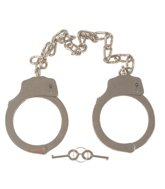 Menottes De Pied Chromé Avec 2 Clefs Vente En UE Slmt 3 Menottes De Pied Chromé Avec 2 Clefs Vente En UE Slmt