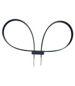 Menottes Plastiques Noir 800 X 12,7mm 10pcs/paquet