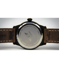 Montre Aviateur FLIEGER Bracelet En Cuir Brun -Militaire Équipement Magasin montre aviateur flieger bracelet en cuir brun 2