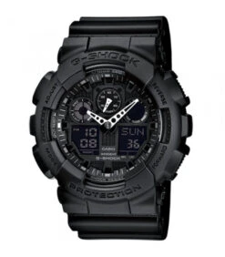 Casio Montre G-Shock Classic GA-100 Noir -Militaire Équipement Magasin montres g shock classic ga 100 1 2