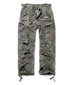 Brandit Pantalon Treillis M-65 Vintage Camouflage Woodland