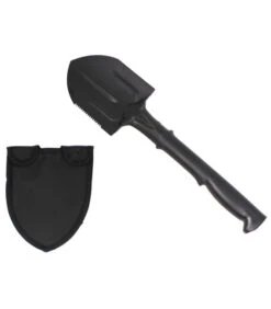 Pelle Militaire Poignée En Nylon, Noir, Avec Sac