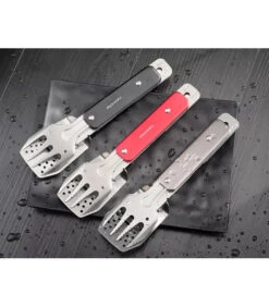 Pince Multifonction Kit BBQ ROXON MBT Mini 4 En 1 Rouge -Militaire Équipement Magasin pince multifonction kit bbq roxon mbt mini 4 en 1 rouge 8