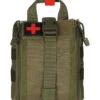 Pochette Premiers Soins Kaki MOLLE -Militaire Équipement Magasin pochette militaire premiers soins kaki molle