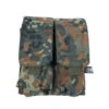 Porte Chargeur Double Camouflage BW Flecktarn Attache Molle -Militaire Équipement Magasin porte chargeur double camouflage bw flecktarn attache molle