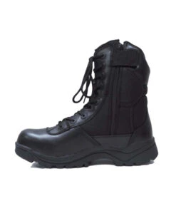 Rangers Chaussures Coquées Patrol Cuir 2 Zips -Militaire Équipement Magasin rangers chaussures militaire patrol cuir pleine fleur 2 zips 1