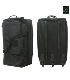 Sac Militaire Noir Cargo 3 Roues 120L