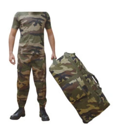 Sac Militaire De Voyage à Roulette/à Dos 182L -Militaire Équipement Magasin sac militaire noir a roulettea dos 7