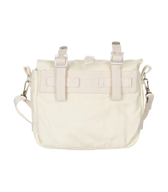 Musette Militaire Besace Bandoulière Canvas Beige Clair 4 Musette Militaire Besace Bandoulière Canvas Beige Clair – Image 2