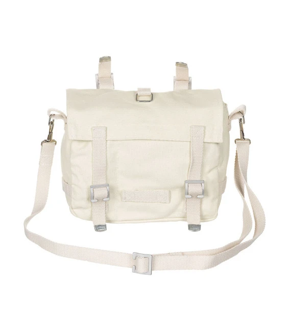 Musette Militaire Besace Bandoulière Canvas Beige Clair 3 Musette Militaire Besace Bandoulière Canvas Beige Clair