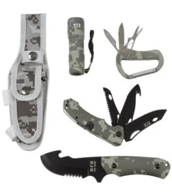 Set Couteau Avec LED Et Gaine AT-digital