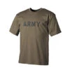 T-shirt Kaki Inscription "Army" -Militaire Équipement Magasin t shirt kaki inscription army