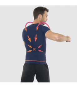 T-shirt Percko® Manches Courtes Bleu Marine Pour Homme -Militaire Équipement Magasin t shirt percko manches courtes bleu marine pour homme l 3