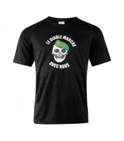 T-shirt Easy Clim Noir Diable Marche Legion -Militaire Équipement Magasin tee shirt easy clim noir diable marche legion 1
