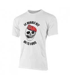 Tee-shirt Militaire Diable Marche Metro Rouge -Militaire Équipement Magasin tee shirt militaire diable marche metro rouge 2