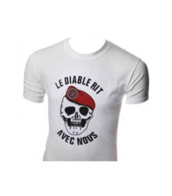 Tee-shirt Militaire Diable Marche Metro Rouge -Militaire Équipement Magasin tee shirt militaire diable marche metro rouge 4