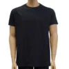 Tee Shirt Noir Cooldry Anti Humidite Maille Piquee : Noir