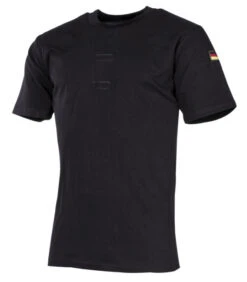 Tee-shirt Tropique BW, Noir, Velcro, Insigne Drapeau