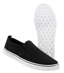 Tennis Slip On Southampton Brandit Noir/blanc