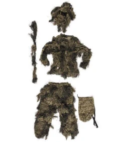 Tenue Ghillie Suit Anti Feu Camouflage Woodland -Militaire Équipement Magasin tenue ghillie suit anti feu woodland 1