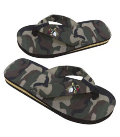 Tongs Camouflage Brodé Légion Opex