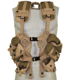 Gilet Tactique US "Load Bearing" 3 F. Désert