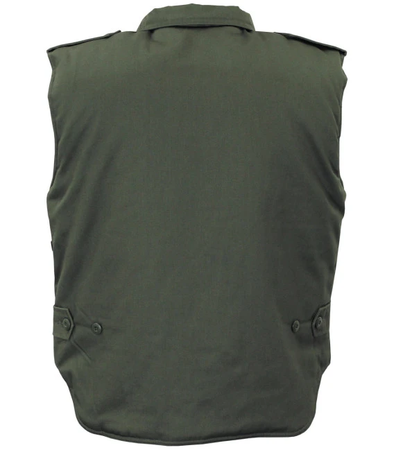 US Gilet Matelassé, Ranger, Vert, Fourré, Grandes Tailles 4 US Gilet Matelassé, Ranger, Vert, Fourré, Grandes Tailles – Image 2