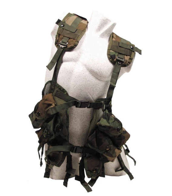 Gilet US Woodland Renforcé Tactical Load Bearing Occasion 3 Gilet US Woodland Renforcé Tactical Load Bearing Occasion