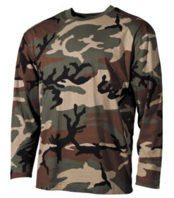 Tee-shirt Militaire US "Classique" Camouflage Woodland