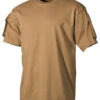 US Tee-shirt, Demi-manche, Coyote, Poches Manches -Militaire Équipement Magasin us tee shirt demi manche coyote poches manches