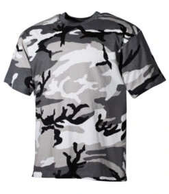 Tee-shirt Militaire US "Classique" Camouflage Urbain Gris