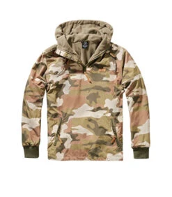 Brandit Veste Coupe Vent Type Armée Luke Windbreaker Light Wood